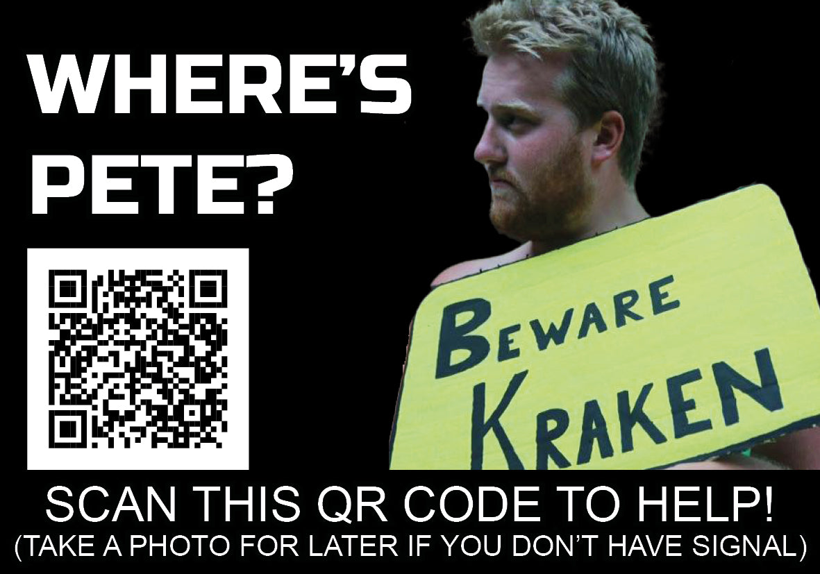 Kraken Pete with QR Code x100