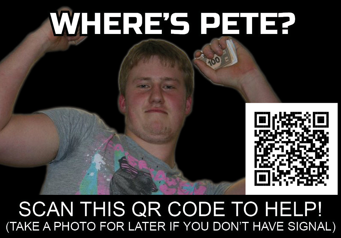 Monopoly Pete with QR Code x100