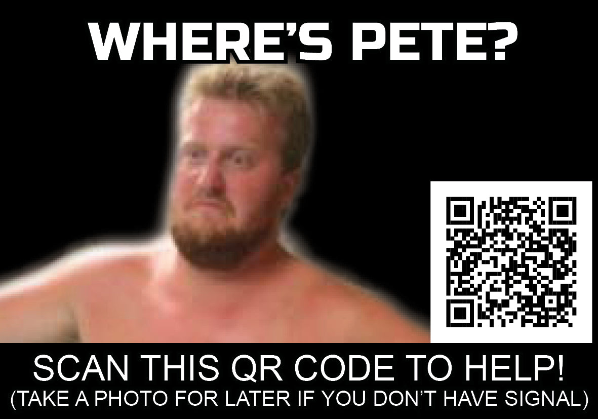 Possessed Pete wth QR Code x100