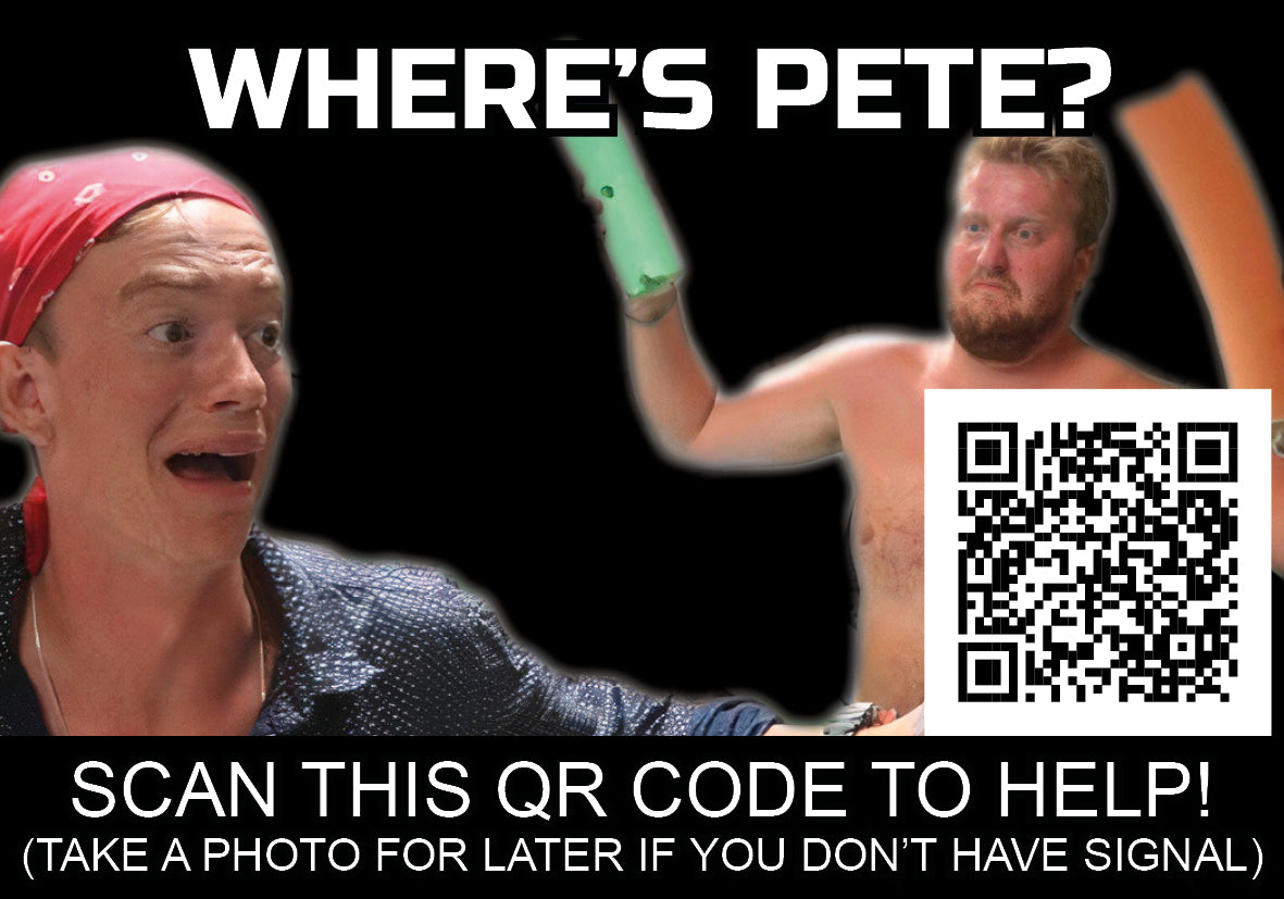 Terrifying Pete with QR Code x100